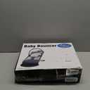 Portable Baby Bouncer Seat for Infants, 0-18 Months, 3 Modes of Use with Rocker & Stationary Options, Ergonomic Infant Chair with Hanging Toys, Baby Shower Gifts – Grey