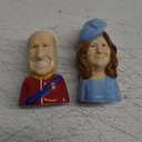 Abbott Collection Prince William & Kate Salt and Pepper Shaker Set (3.5"H)