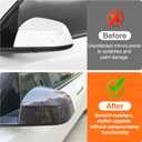 for Tesla Model Y Juniper Mirror Covers, Guard Covers Protector for Model Y Exterior Accessories (Matte Carbon Pattern)