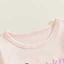 Toddler Boy Valentines Day Outfit Truck Heart Print Sweatshirt Plaid Pants Set Baby Girl Boy Love Clothes (12-18 Months, Red Xmas Santa)