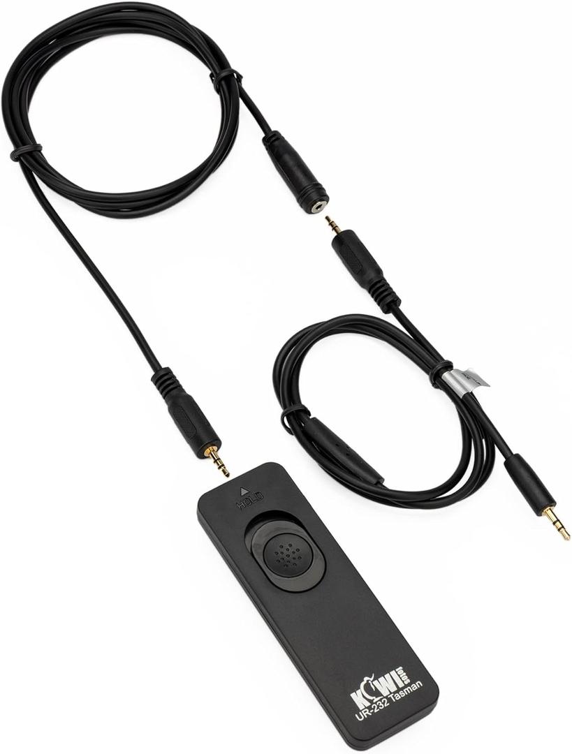 Kiwifotos RR-100 Camera Remote Shutter Release Cord for Fuji Fujifilm X-T30 II X-T30 XT30 X-T20 XT20 X-T5 XT5 X-T4 XT4 X-T3 X-T2 X100VI X100V X100F X-E3 X-E2S X-PRO3 GFX100SII GFX 100S X-A5 & More