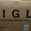 IGL Portable Basketball Hoop, 5.6-10FT Adjustable Basketball Goal System, 40/44 Inch Outdoor Basketball Hoop & Goals for Kids, Youth, and Adults in The Backyard, Driveway with PC Backboard