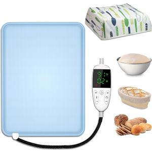 NEAMVCT Bread Proofer Warming Mat with Heat Shield, Sourdough Dough Proofer for Fermenting  for Making Bread, Baked, Warm
