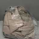 Blackout Memory Trained Pinch Pleated Curtains 84 Inch Length for Living Room, Country Taupe Natural Linen Thick Burlap Two Layer Heat Blocking Window Drapes for Bedroom 2 Panels Set 40"W x 84"L Birch