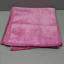 FUTEI Hot Pink Chenille Throw Pillow Covers 26x26 Inch Set of 2,Soft Cozy Bound Edge Design Euro Pillow Sham, Home Decor for Couch Bed Living Room