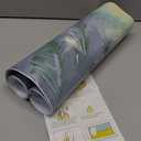 Main Street  11 x 16" Peel and Stick Eco-Friendly Wallpaper Sheets Palm Leaf Design, Removable, Easy-to-Apply Stick-On Wall Decor (Palm Leaf)