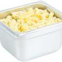 Restaurantware Hotel Pan 1 Count 1/6 Size Anti-Jam 4” Deep Freezable 24 Gauge Stainless Steel Steam Pan Lid Sold Separately, for Use in Commercial Kitchens, Cafeterias, Catering Event and Parties