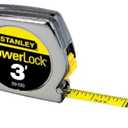 Stanley 39-130 3 x 1/4-Inch PowerLock Key Tape (Yellow)