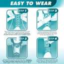 Med Spec ASO Ankle Stabilizer - Lace Up Ankle Brace for Sprained Ankle and Peroneal Tendonitis, Orthopedic Ankle Support for Men, Women, Adults, Teens and Kids, Sports Injury Recovery (White, S)