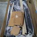 IDEALHOUSE Full Size Bed Frame with LED Lights, Floating Platform Bed with Velvet Upholstered Storage Headboard, No Box Spring Needed, Noise Free, Easy Assembly (Black)