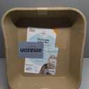 Kitty Sift Disposable Cat Litter Box Jumbo, 6 Count, Durable and Portable for Travel and Home, Eco-Friendly Disposable Litter Box Controls Odor