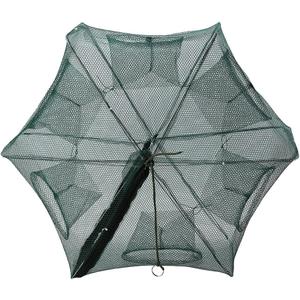 Ejoyous Fishing Net, 6 Holes Automatic Fishing Net Cast Net Nylon Portable Foldable Crab Fish Trap Easy Use Fishing Net Cage for Catching Shrimp Crab Crawfish Bluegill Minnow