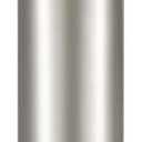 Stain Nickel Toilet Brush and Holder Set, Stainless Steel Toilet Brush for Bathroom,Heavy Duty Silver Toilet Bowl Brush,Deep Cleaning Modern Toilet Cleaner Brush -Space Saving, Covered Brush