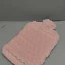 3L Extra Large Hot Water Bottle with Soft Plush Cover & Hand Pocket, Hot Cold Therapy Pack for Pain Relief, Long Lasting Warmth for Bed & Feet Pink