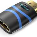 BlueRigger HDMI CEC Less Adapter (4K UHD, ARC, Ethernet, Male to Female CEC Blocker) - Compatible with HDTV, TV Stick, Chromecast, Nintendo Switch, Xbox, PS5, PC, Soundbar (1pack)