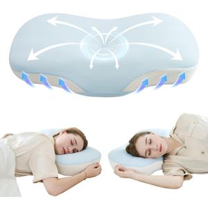 Memory Foam Pillows, Cervical Pillow for Neck and Shoulder Pain Relief, Ergonomic Contour Bed Pillow, Soft for Side Sleep Stomach Sleeping and Back Sleeper