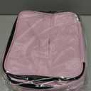Nail Polish Storage Bag, Nail Lamp Case Nail Polish Carrying Case Holds 30 Bottles (15ml/0.5 fl.oz) Nail Kit Organizer Nail Supplies Storage Box with Manicure Tools Storage Sections(Pink)