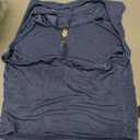 SOLY HUX Women's Halter Tops Draped Front Sleeveless Backless Y2K Crop Sexy Cami Tops Going Out Summer Outfits (Blue, M)