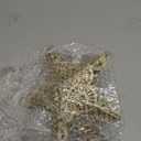 Juegoal Star Tree Topper with 20 LED Lights, Metal Golden Lighted Treetop Ornaments, Battery Powered Light Up Christmas Tree Decorations, 6.5 x 6.5 Inches