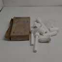 Dual Spray Pool Fountain, 10-20F Cooler Water for Above/In-Ground Pools, Dual Spray Waterfall Sprinkler Fountain, Adjustable Waterfall Cooling and Relaxation (Upgraded WhiteIncluded 3inch Tube)