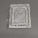 4x6 Vintage Picture Frame, Ornate Antique Photo Frames with with Glass Front, Elegant Picture Frame for for Wall or Tabletop Display, Gift ldeas for Home Decor (White Gold)