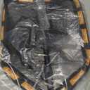 PLUSINNO Floating Fishing Net for Steelhead, Salmon, Fly, Kayak, Catfish, Bass, Trout Fishing, Rubber Coated Foldable Landing Net with Fixed or Telescoping Pole Handle, Fishing Gear and Gifts for Men, Yellow