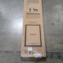 PetSafe Sliding Glass Pet Door - No-Cut DIY Install Doggy Door for Renters - Aluminum Frame - Adjustable Height 75 7/8" to 80 11/16" - Ideal for Large Dogs Up to 100 lb - White