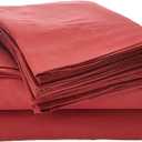 King Size Bed Sheets - 6 Piece 1500 Supreme Collection Fine Brushed Microfiber Deep Pocket King Sheet Set Bedding - 2 Extra Pillow Cases, Great Value, King, Burgundy