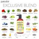 PURA D'OR Original Gold Label Anti-Thinning Shampoo CLINICALLY TESTED Botanical Formula Biotin & Argan Oil Sulfate-Free Strengthening & Volumizing for Fuller-Looking Hair, Men & Women, 16 fl oz