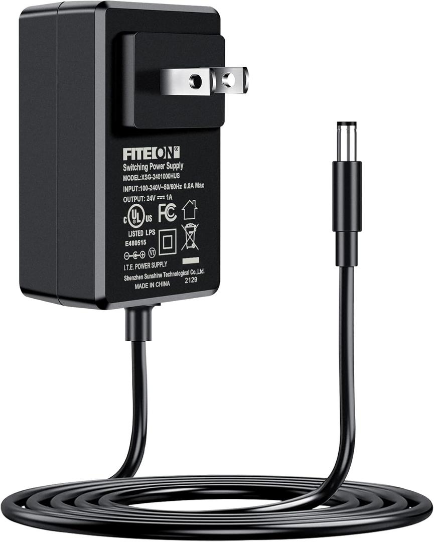 FITE ON UL Listed 24V Kids Ride on Charger Replacement for Model SL24-07-02 SL24-0702 SL240702; Princess Carriage Tundra Powered Ride-Ons Accessories Class 2 Battery Charger