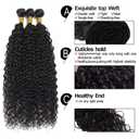 Curly Bundles Human Hair Kinky Curly Bundles 22 24 26 Inch 3 Bundles Unprocessed Virgin Double Weft 1b Bundle Hair Extensions