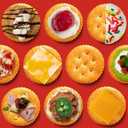 RITZ Fresh Stacks Original, Everything, and Garlic Butter Crackers Variety Pack, Travel Snacks, 8.85 oz (6 Multi Snack Packs),  Best By 12 AUG 2026