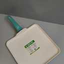 GreenLife Soft Grip Healthy Ceramic Nonstick, 11" Griddle Pan, PFAS-Free, Dishwasher Safe, Turquoise