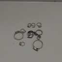 YDS 10 Piece Assorted Marine Hose Clamp 300 Stainless Steel in various size form 5/8 to 2-3/4