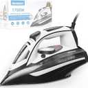 1700W Steam Iron for Clothes 20s Fast Heat-up, Non-Stick Ceramic Soleplate, 14.07oz Large Water Tank, Auto-Off, Burst Steam, Self-Cleaning, roning Clothes for Home