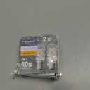 LED Microwave Light Bulbs Under Hood 40W Equivalent, E17 LED Bulb Dimmable for Range Hood, 3W 380 Lumens, LED Appliance Light Bulb Over Stove, Warm White 3000K, 2 Pack