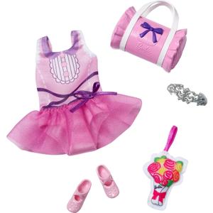 Barbie My First Barbie Clothes, Fashion Pack for 13.5-inch Preschool Dolls, Tutu Leotard with Ballet & Dance Accessories