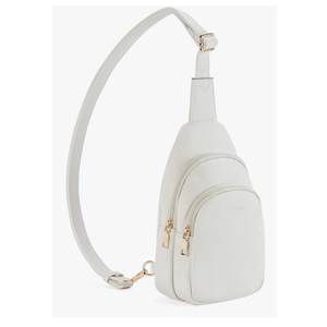 Telena Small Sling Bag for Women Leather Crossbody Fanny Packs Chest Bag for Women