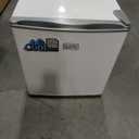 BLACK+DECKER 1.7 Cu. Ft. Compact Refrigerator, ENERGY STAR Certified, Single Door Mini Fridge with Chiller Compartment, Personal Fridge for Home or Dorm Room, R600a Refrigerant, BCRK17W, White