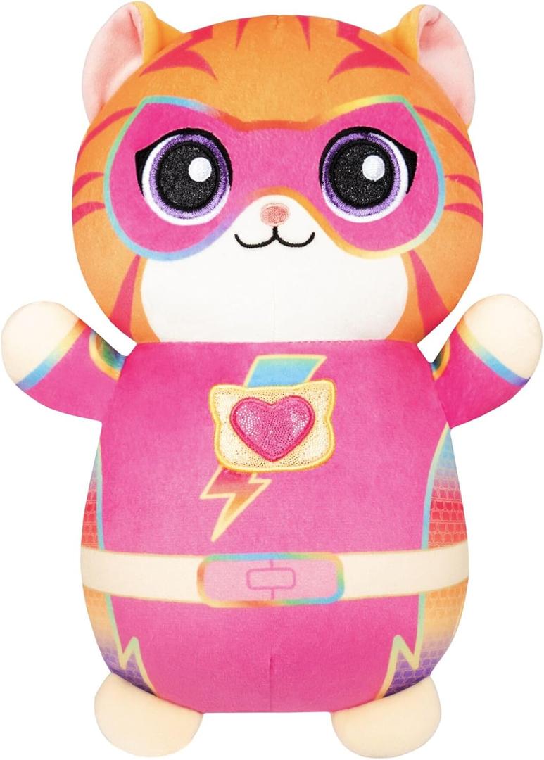 Squishmallows Original Disney SuperKitties 10in Ginny HugMees  Ultrasoft Official Jazwares Plush (Medium-Sized)
