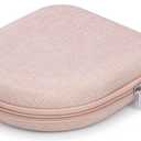 Ginsco Universal Headphone Case Compatible with JBL Tune 510BT 720BT, Sony WH-CH 720N/WH-CH520, with Sony/JBL/Soundcore Q20 Q30/BERIBES/TOZO/KVIDIO etc Wireless Headphones Beige
