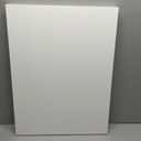 18"W x 24"H Rectangle Surface Mount PVC Gable Vent: Non-Functional, w/ 1-1/2" x 2" Brickmould Frame
