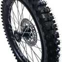 14" Front Wheel Rim Tire Assembly for 50cc 110cc 125cc Dirt Bike tao TTR SSR CRF Apollo 12mm Axle Includes 190mm Steel Brake disc 60/100-14 Tire Tube