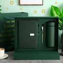 Honoson Christmas Employees Appreciation Gift Set for Men, New Employee Welcome to The Team Sets Notebook Pen and Tumbler May You Be Proud, Farewell Gifts for Coworkers Christmas(Dark Green)