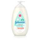Johnson's CottonTouch Newborn Baby Face and Body Lotion, Hypoallergenic Moisturization for Baby's Skin, Made with Real Cotton, Paraben-Free, Sulfate-Free, Dye-Free, 27.1 fl. oz