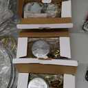 Chafing Dishes for Buffet 4 Pack, 6QT Round Chafing Dishes for Buffet [Elegant Gold and Silver Colors] Stainless Steel Chafing Dish Buffet Set for Any Party