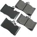Akebono ACT1118 Proact Ultra Premium Ceramic Disc Brake Pad kit, Grey