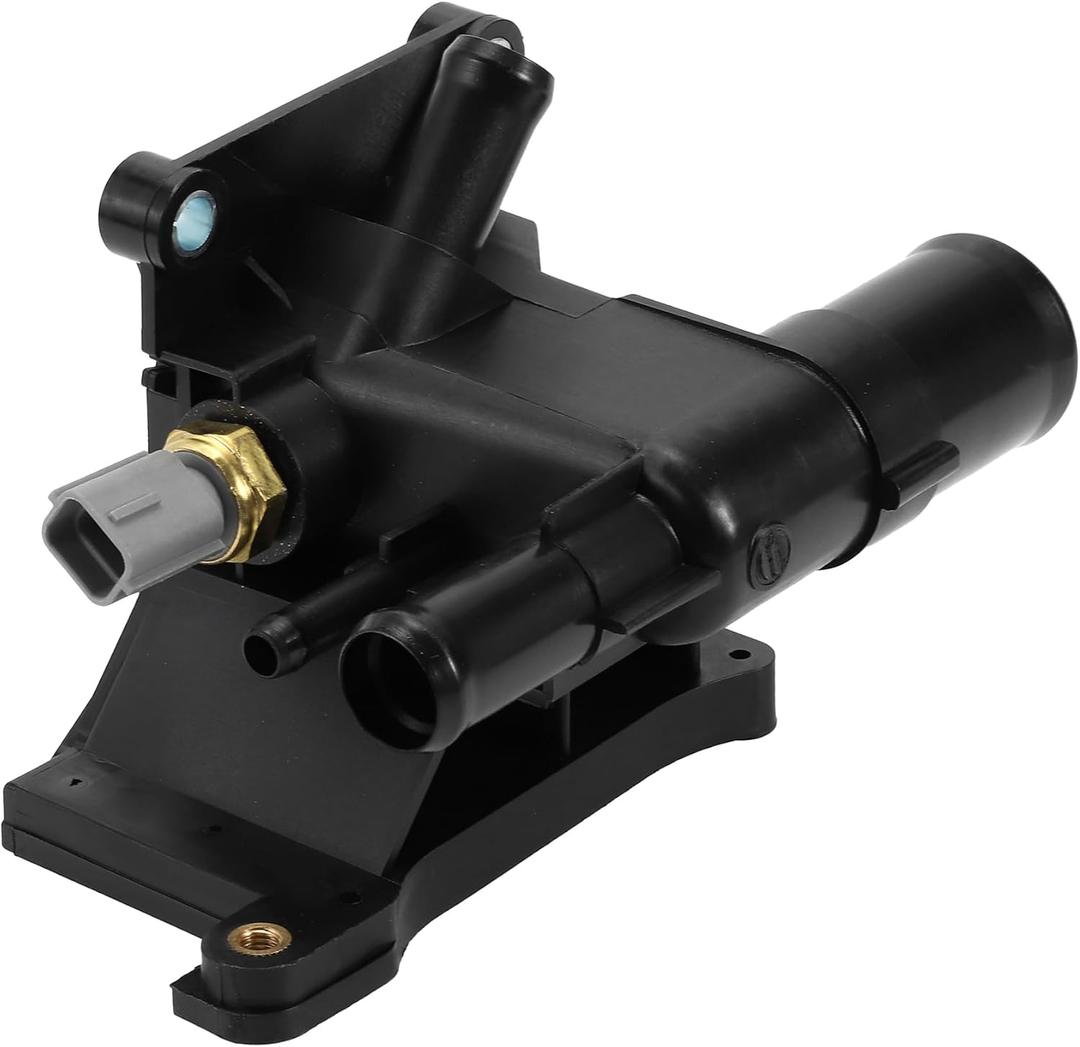 Car Thermostat for Mazda 6 2.5L 2009-2013 Inner Engine Coolant Thermostat Housing Assembly for Mazda 3 2007-2013 for Mazda CX-7 2010-2012 No.LF941517Z Plastic Black