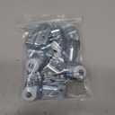 Blulu 10 Pcs Sliding Closet Door Roller Hardware Kit 7/8 Inch Sliding Roller Wheel with 1/2 Inch Offset for Top Hung Bypass 3/4" to 1-3/8" Thick Wardrobe Kitchen Doors