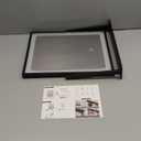 Beelux Vanity Mirror with Lights,15.3" Makeup Mirror with Light Smart Touch Control Dimmable 3 Modes Lighted LED Mirror 360Rotation Black for Christmas Birthday Thanksgiving Mother's Day